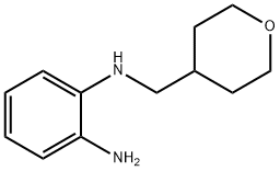 1,2-Benzenediamine, N1-[(tetrahydro-2H-pyran-4-yl)methyl]- Structure