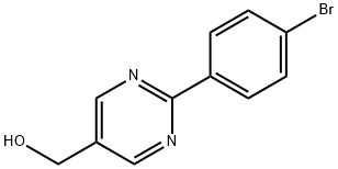 (2-(4-Bromophenyl)pyrimidin-5-yl)methanol 구조식 이미지