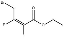 2-Butenoic acid, 4-bromo-2,3-difluoro-, ethyl ester, (2Z)- Structure