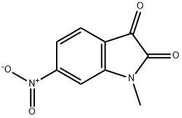 1H-Indole-2,3-dione, 1-methyl-6-nitro- 구조식 이미지