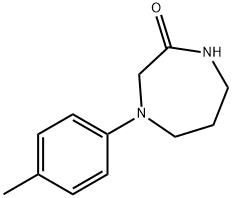 2H-1,4-Diazepin-2-one, hexahydro-4-(4-methylphenyl)- Structure