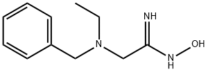 Ethanimidamide, 2-[ethyl(phenylmethyl)amino]-N-hydroxy- Structure