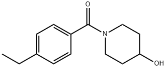 Methanone, (4-ethylphenyl)(4-hydroxy-1-piperidinyl)- Structure