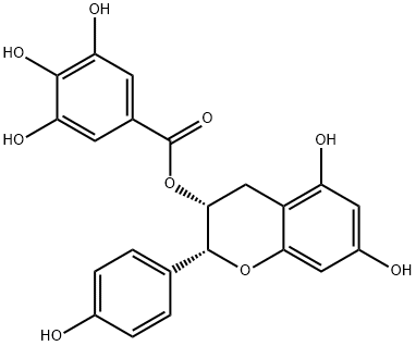 (-)-Epiafzelechin 3-O-gallate 구조식 이미지