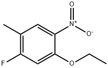 Benzene, 1-ethoxy-5-fluoro-4-methyl-2-nitro- Structure