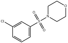 Morpholine, 4-[(3-chlorophenyl)sulfonyl]- 구조식 이미지