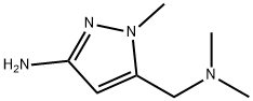 5-[(dimethylamino)methyl]-1-methyl-1H-pyrazol-3-amine Structure