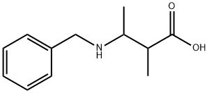 Butanoic acid, 2-methyl-3-[(phenylmethyl)amino]- Structure