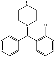 1-(о-хлор-α-фенилбензил)пиперазин структурированное изображение