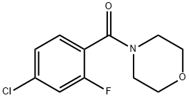 Methanone, (4-chloro-2-fluorophenyl)-4-morpholinyl- Structure