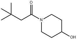 1-Butanone, 1-(4-hydroxy-1-piperidinyl)-3,3-dimethyl- Structure