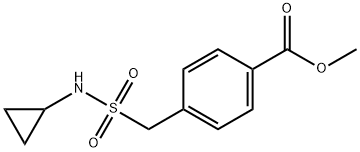 Methyl 4-[(cyclopropylsulfamoyl)methyl]benzoate Structure