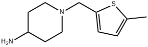 4-Piperidinamine, 1-[(5-methyl-2-thienyl)methyl]- Structure