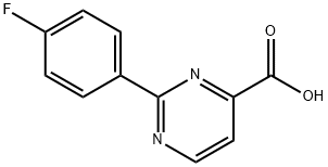 2-(4-fluorophenyl)pyrimidine-4-carboxylic acid Structure