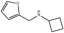 2-Furanmethanamine, N-cyclobutyl- Structure