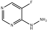 5-Fluoro-4-hydrazinylpyrimidine 구조식 이미지