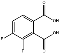 1,2-Benzenedicarboxylic acid, 3,4-difluoro- Structure