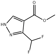 methyl 3-(difluoromethyl)-1H-pyrazole-4-carboxylate Structure