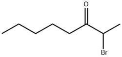 3-Octanone, 2-bromo- 구조식 이미지