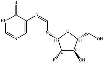 2'-Deoxy-2'-fluoro-6-thio-arabinoinosine Structure
