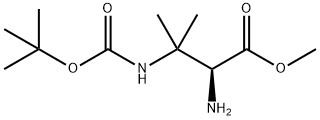 Valine, 3-[[(1,1-dimethylethoxy)carbonyl]amino]-, methyl ester Structure