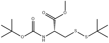 Boc-Cys(stbu)-OMe Structure