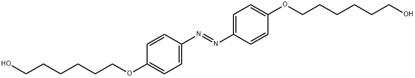 1-Hexanol, 6,6'-[(1E)-1,2-diazenediylbis(4,1-phenyleneoxy)]bis- Structure