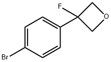 Oxetane, 3-(4-bromophenyl)-3-fluoro- 구조식 이미지
