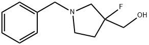 1-benzyl-3-fluoropyrrolidin-3-yl)methanol 구조식 이미지