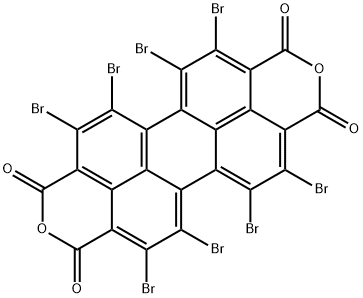 Perylo[3,4-cd:9,10-c'd']dipyran-1,3,8,10-tetrone, 4,5,6,7,11,12,13,14-octabromo- Structure