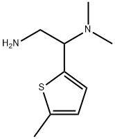 1,2-Ethanediamine, N1,N1-dimethyl-1-(5-methyl-2-thienyl)- Structure