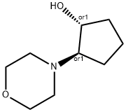 Cyclopentanol, 2-(4-morpholinyl)-, (1R,2R)-rel- Structure