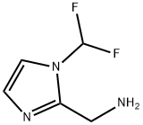 1-(difluoromethyl)-1H-imidazol-2-yl]methanamine Structure