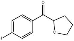 Methanone, (4-iodophenyl)(tetrahydro-2-furanyl)- Structure