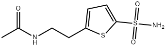 N-[2-(5-Sulfamoylthiophen-2-yl)ethyl]acetamide 구조식 이미지