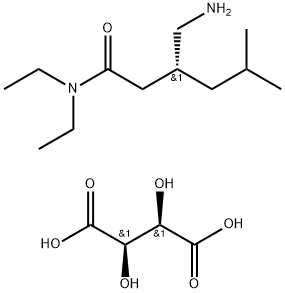 Pregabalin Impurity 31 L-Tartrate Structure