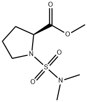 L-Proline, 1-[(dimethylamino)sulfonyl]-, methyl ester Structure