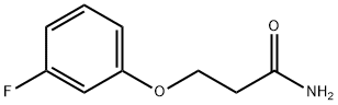 3-(3-Fluorophenoxy)propanamide Structure