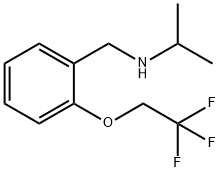 isopropyl[2-(2,2,2-trifluoroethoxy)benzyl]amine Structure