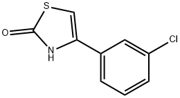 4-(3-Chlorophenyl)-2,3-dihydro-1,3-thiazol-2-one Structure