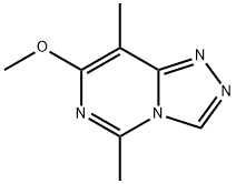 1,2,4-Triazolo[4,3-c]pyrimidine, 7-methoxy-5,8-dimethyl- Structure