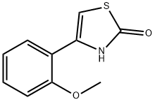 JR-14069, 4-(2-Methoxyphenyl)thiazol-2-ol, 95% 구조식 이미지