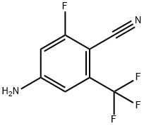 4-Amino-2-fluoro-6-trifluoromethyl-benzonitrile Structure