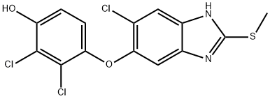 Hydroxytriclabendazole Structure