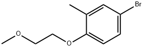 Benzene, 4-bromo-1-(2-methoxyethoxy)-2-methyl- Structure