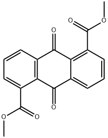 1,5-Anthracenedicarboxylic acid, 9,10-dihydro-9,10-dioxo-, 1,5-dimethyl ester Structure