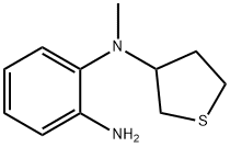 1,2-Benzenediamine, N1-methyl-N1-(tetrahydro-3-thienyl)- Structure