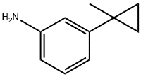 Benzenamine, 3-(1-methylcyclopropyl)- Structure