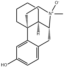 Morphinan-3-ol, 17-methyl-, 17-oxide Structure