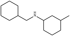 Cyclohexanemethanamine, N-(3-methylcyclohexyl)- Structure